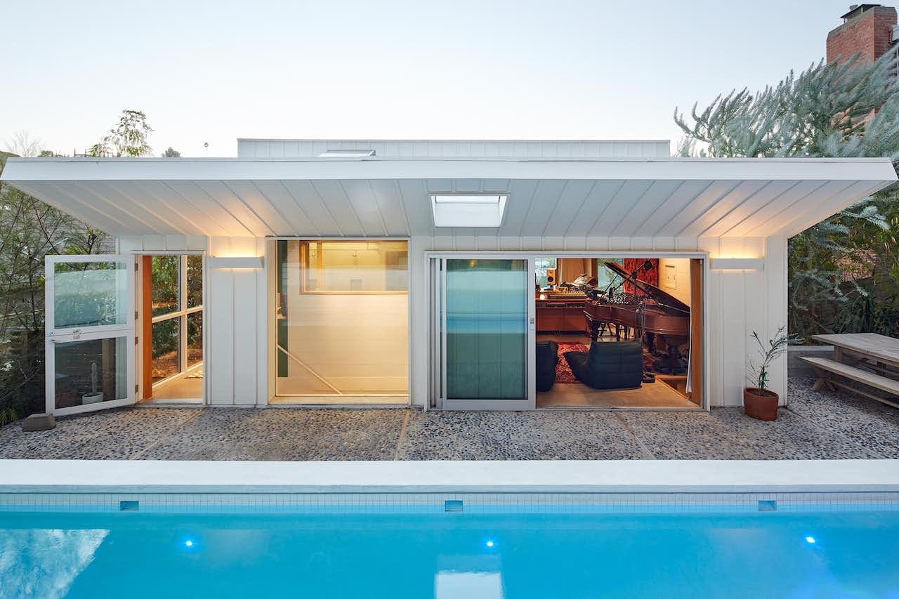 A Composer and Fashion Designer Add an Inspiring Creative Space to Their Los Angeles Backyard